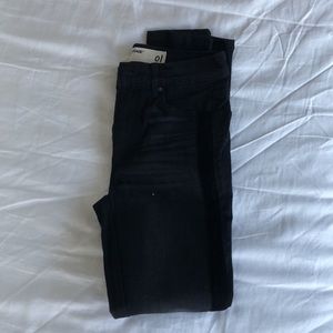 Garage Skinny Black Jeans 01